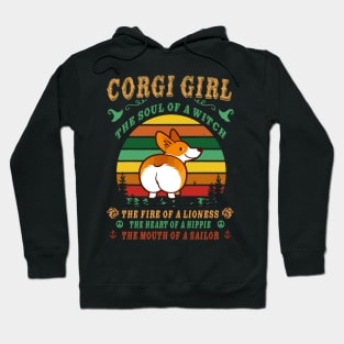 Corgi Girl - Witch - Lioness - Hippie - Sailor (87) Hoodie